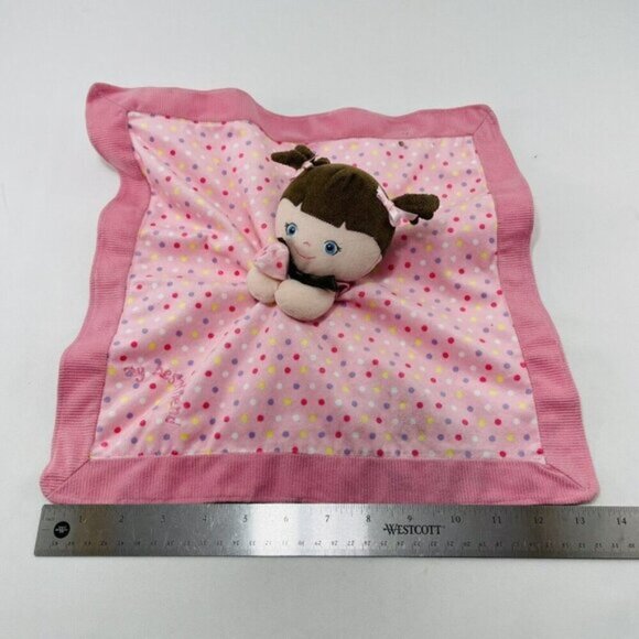 Garanimals Security Blankets Lovey Plush Doll Girl Best Friend Infant Pink Dot - Picture 8 of 12